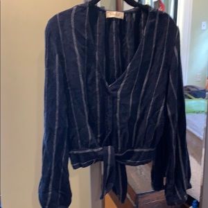 Bella Dahl size M women’s cropped tie top